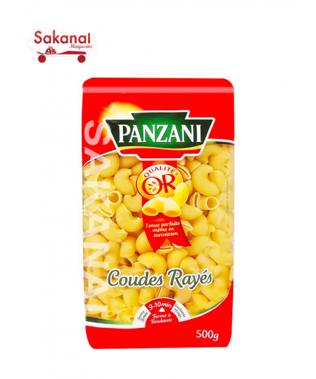 PATE PANZANI COUDES RAYES 500G