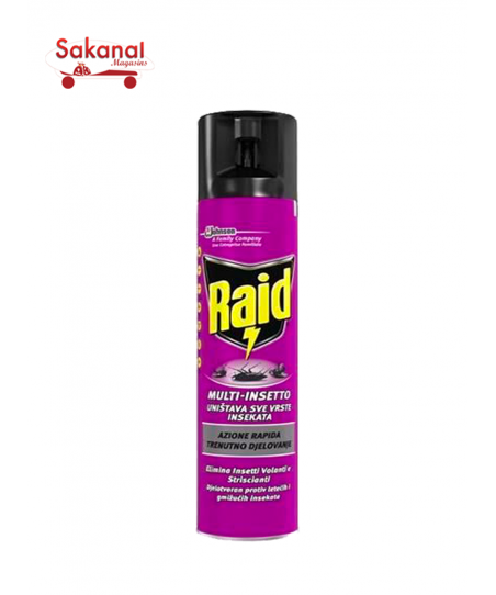 RAID MAUVE TOUS INSECTES 400ML