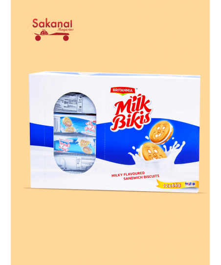 BISCUIT MILK BIKIS 12X44G