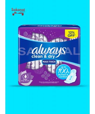 ALWAYS CLEAN ET DRY 100% 30PCS