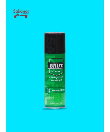 BRUT DEO SPRAY AP  CLASSIC 4OZ