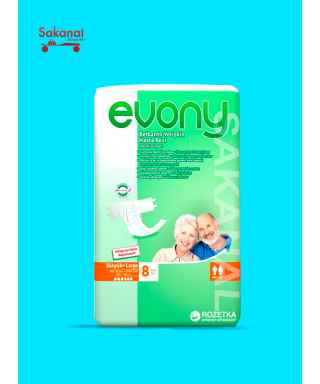 COUCHE ADULTE EVONY LARGE 8PCS