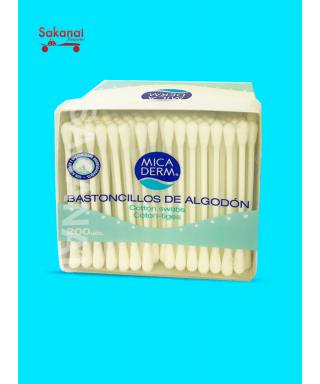 COTON TIGE MICADERM 200PCS