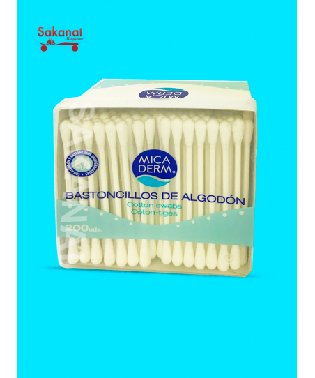 COTON TIGE MICADERM 200PCS