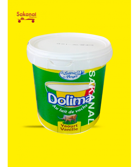 LAIT DOLIMA YAOURT VANILLE 1KG