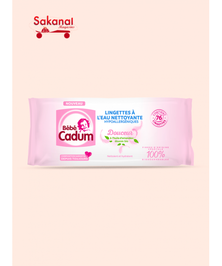 LINGETTES CADUM EAU...