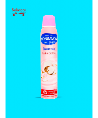 DEO MONSAVON LAIT COTON 200ML