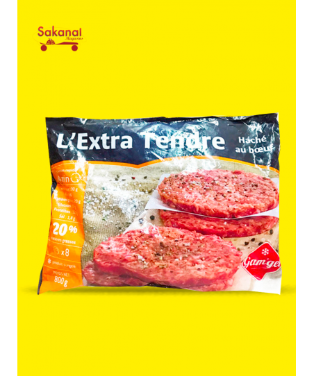 VIANDE DE BOUF BURGER 8*100GR