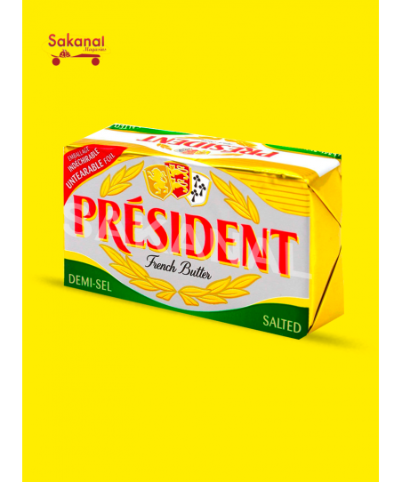 BEURRE PRESIDENT 1/2 SEL 200G