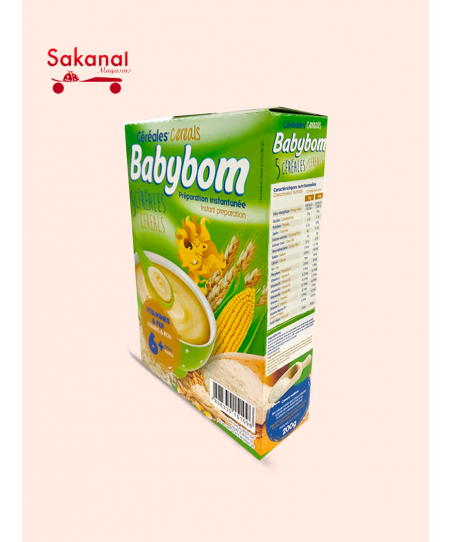 BABYBOM 5 CEREALES 200G