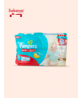 COUCHE PAMPERS CULOTTE N?3...