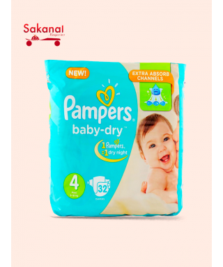 COUCHE PAMPERS JUMBO N?4...