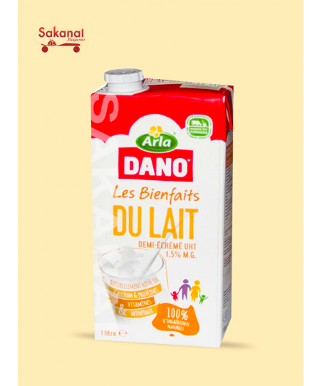 LAIT DANO DEMI-ECREME 1L