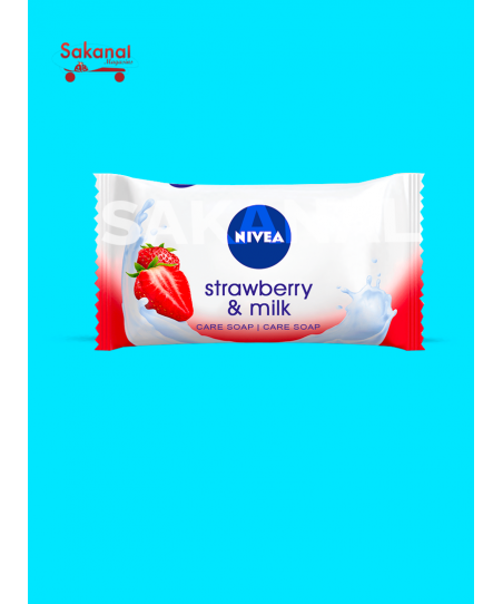 NIVEA SAVON LAIT/FRAISE 90G