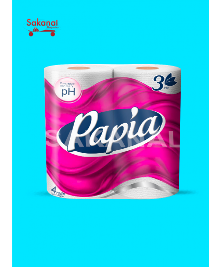 PAPIER TOILETTE PAPIA 4RLX