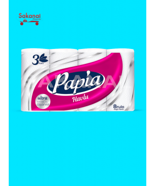 PAPIER TOILETTE PAPIA 8RLX