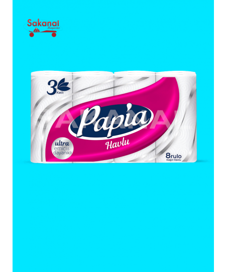 PAPIER TOILETTE PAPIA 8RLX