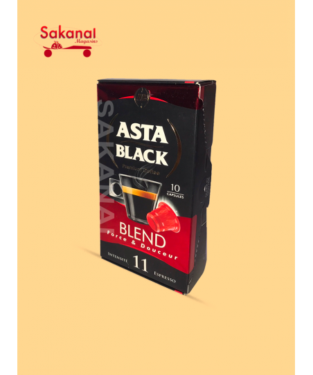 CAFE ASTA BLACK BLEND 10X5G