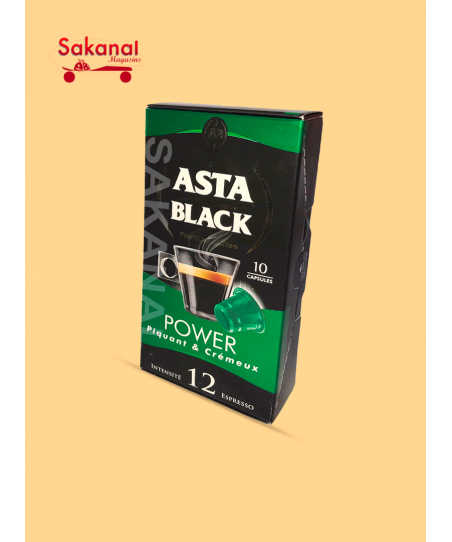 CAFE ASTA BLACK POWER 10X5G