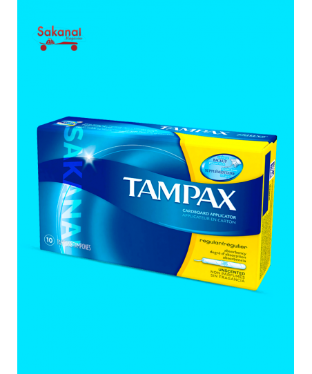 TAMPAX REGULAR TAMPONS 10'S