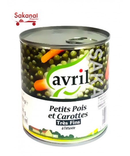 PETIT POIS AVRIL CAROTTE 800G